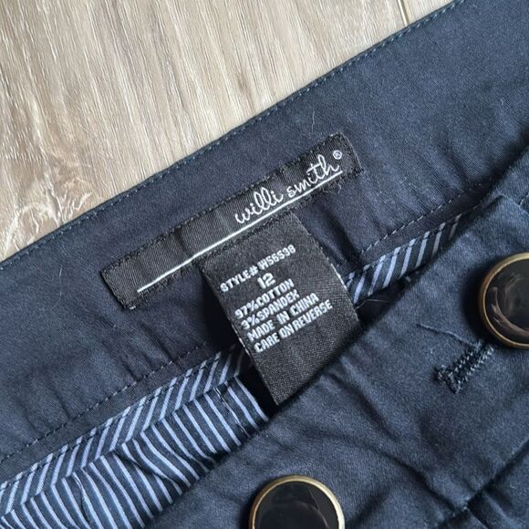 Willi Smith Black Pants, Trousers, Slacks, Womens Size 12 - Picture 5 of 5